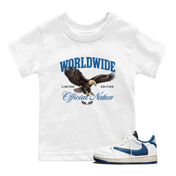 Worldwide Official Nation SNRT Sneaker Tees Kids - Air Jordan 1 Low Travis Scott Fragment - SNRT Sneaker T-shirts