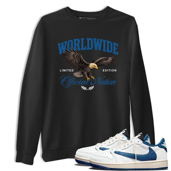 Sneaker match tees – Sneaker Tees To Match Air Jordan 1 Travis Scott Fragment Shoes – Worldwide Official Nation Tee Black 1
