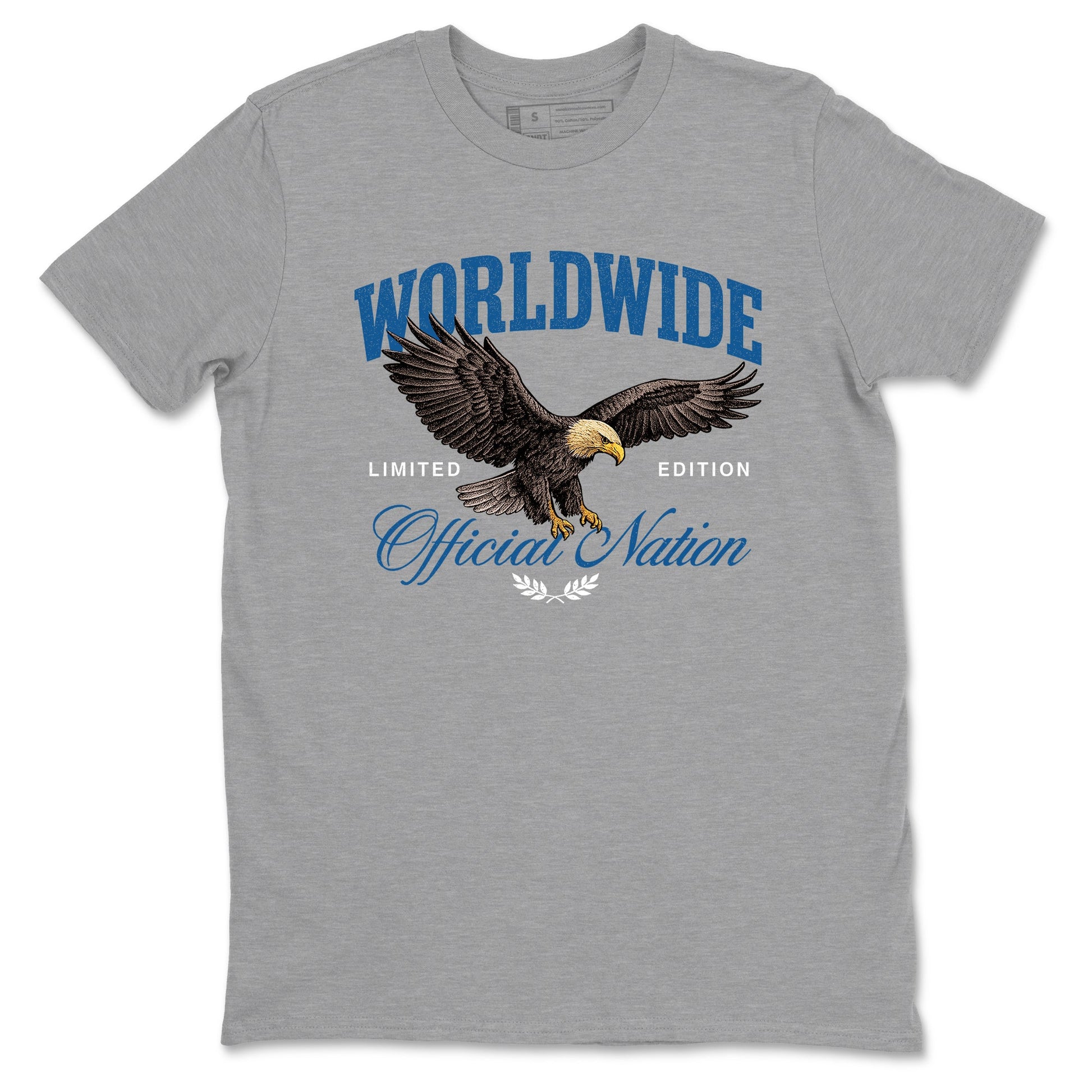 Sneaker match tees – Sneaker Tees To Match Air Jordan 1 Travis Scott Fragment Shoes – Worldwide Official Nation Tee Heather Grey 2