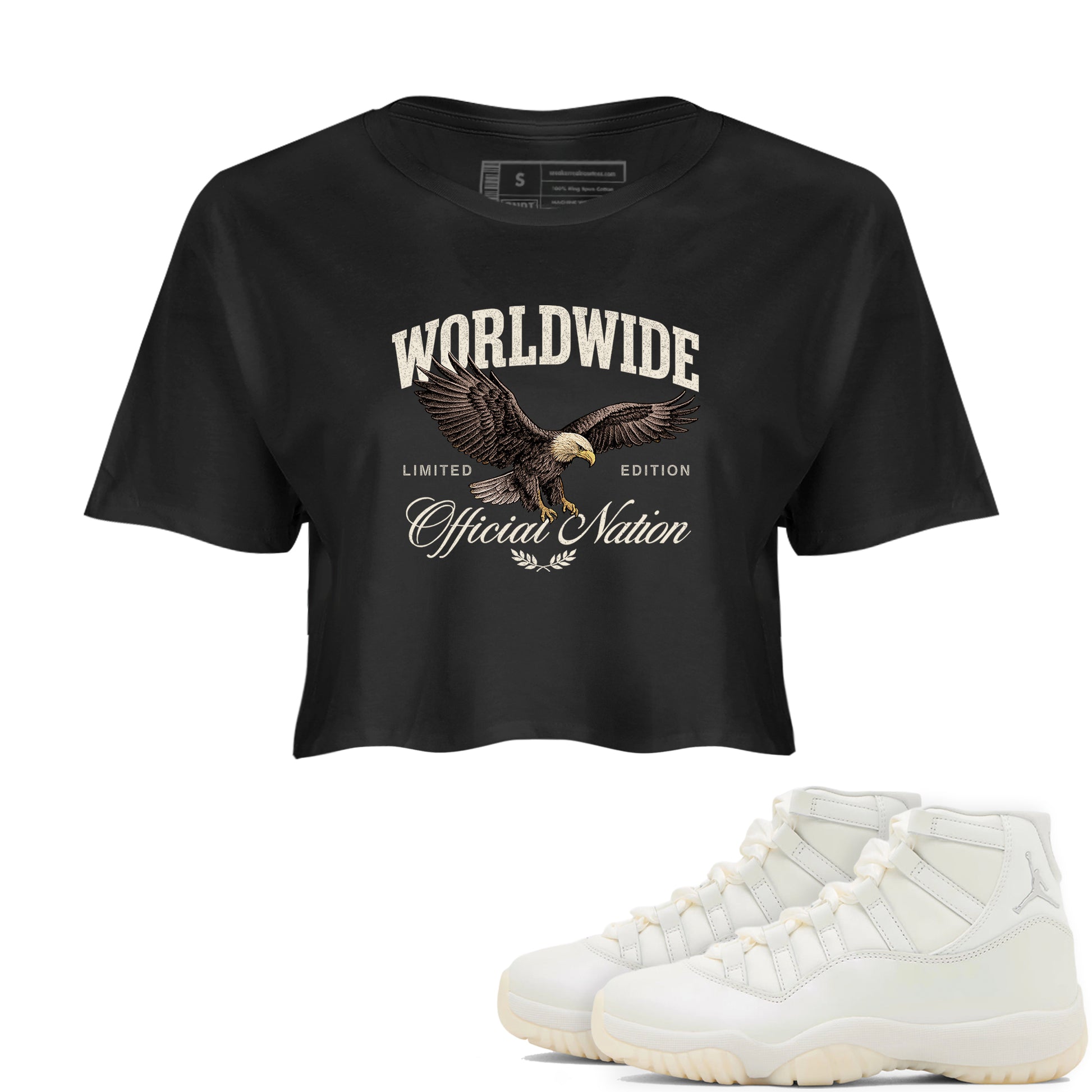 Worldwide Official Nation SNRT Sneaker Women's Top - Air Jordan 11 Pearl - SNRT Sneaker T-shirts