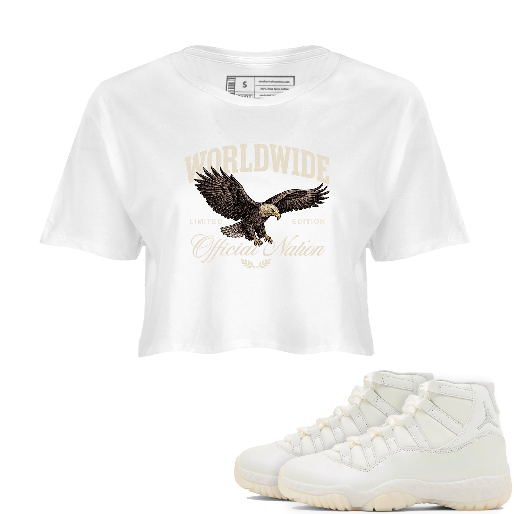Worldwide Official Nation SNRT Sneaker Women's Top - Air Jordan 11 Pearl - SNRT Sneaker T-shirts