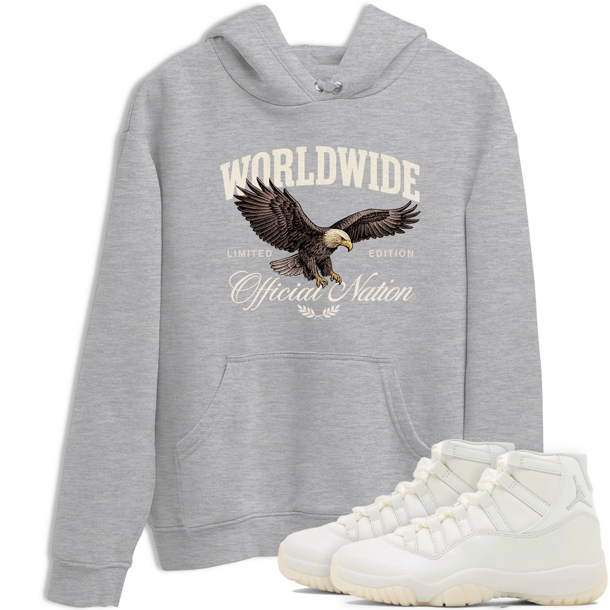 Worldwide Official Nation SNRT Sneaker Tees - Air Jordan 11 Pearl - SNRT Sneaker T-shirts