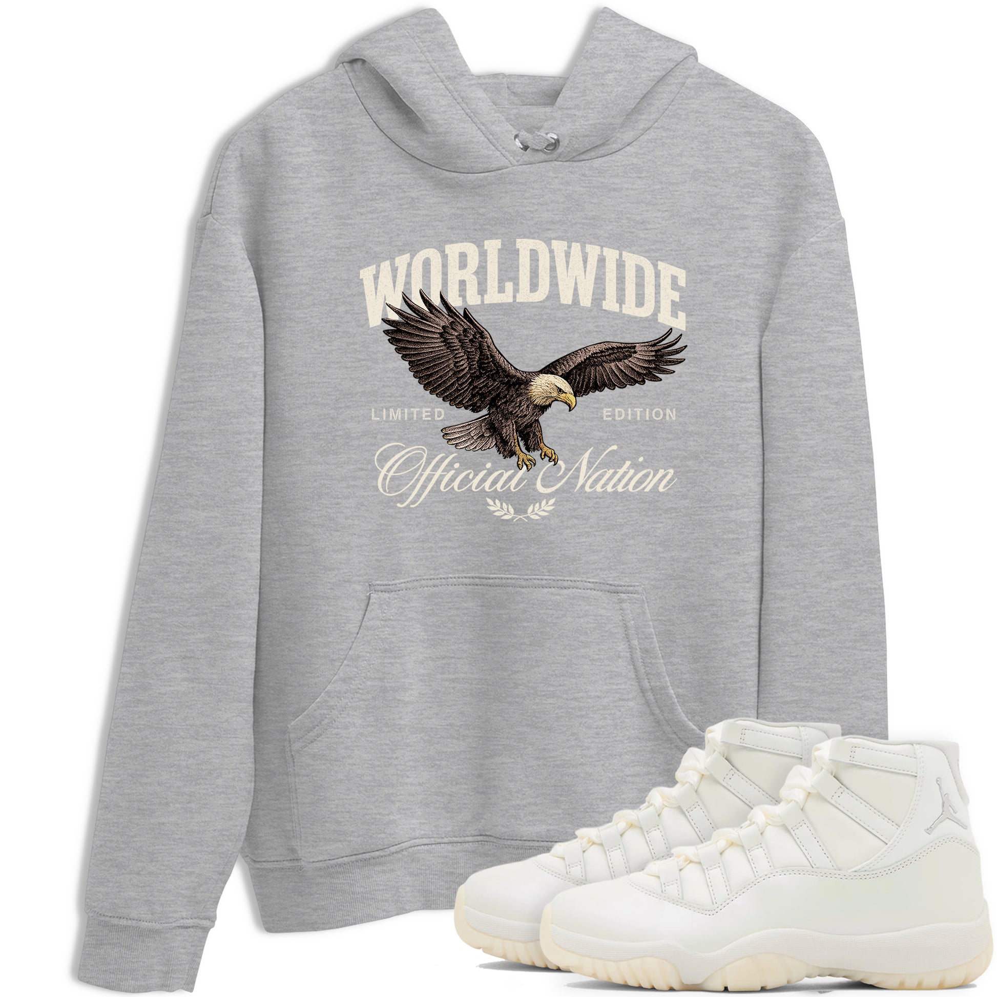 Worldwide Official Nation SNRT Sneaker Tees - Air Jordan 11 Pearl - SNRT Sneaker T-shirts