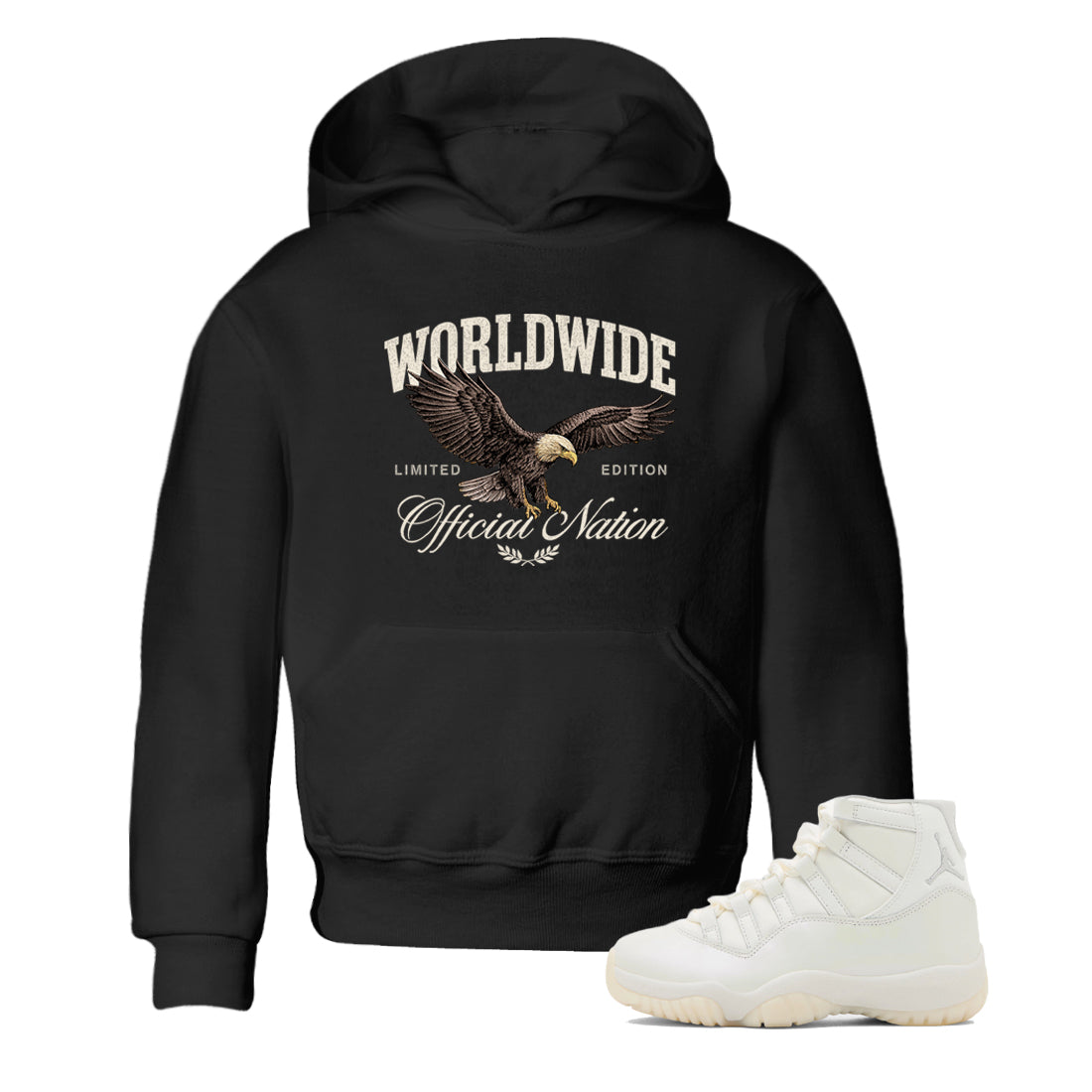 Worldwide Official Nation SNRT Sneaker Tees Kids - Air Jordan 11 Pearl - SNRT Sneaker T-shirts