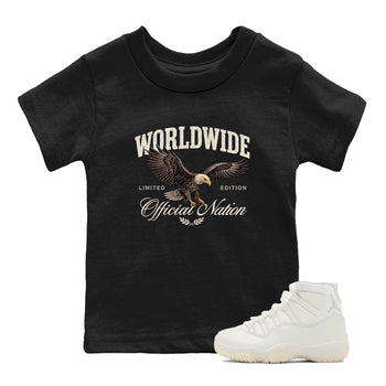 Worldwide Official Nation SNRT Sneaker Tees Kids - Air Jordan 11 Pearl - SNRT Sneaker T-shirts