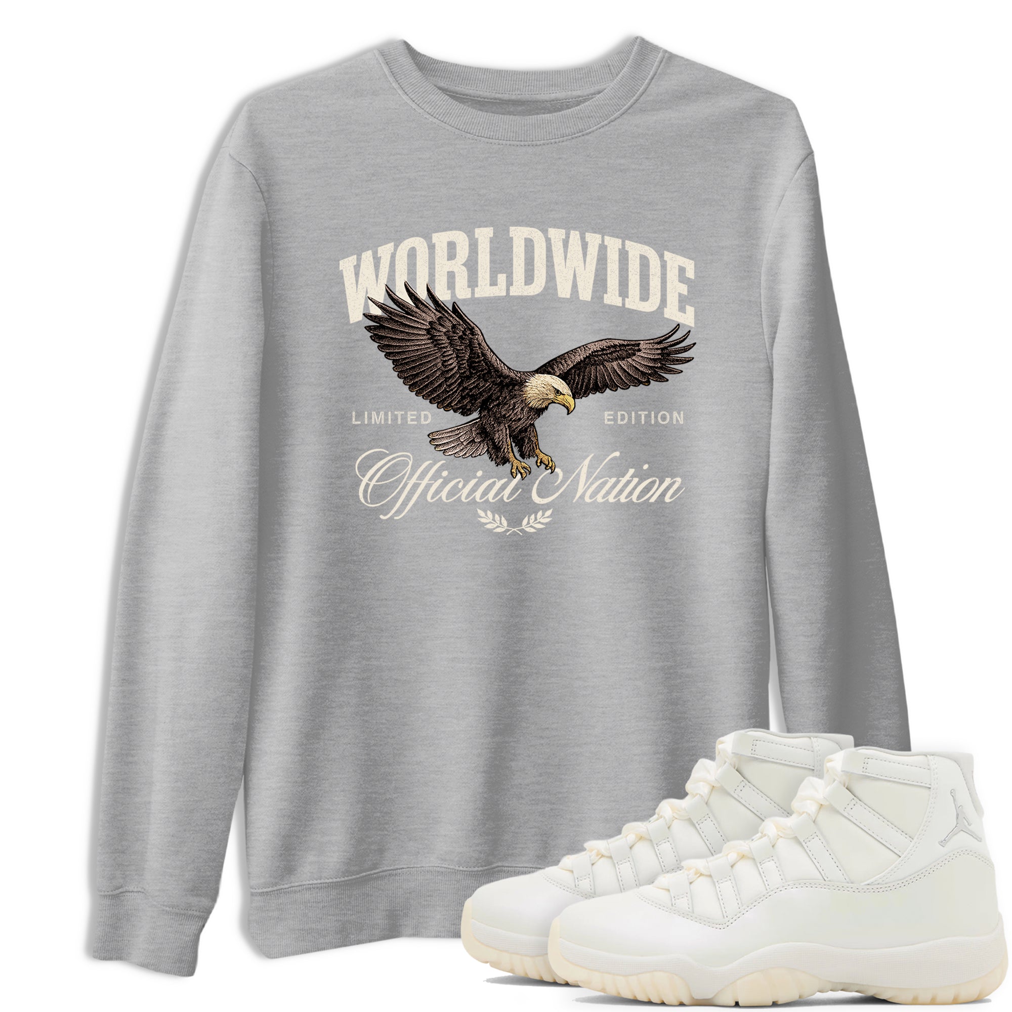 Worldwide Official Nation SNRT Sneaker Tees - Air Jordan 11 Pearl - SNRT Sneaker T-shirts