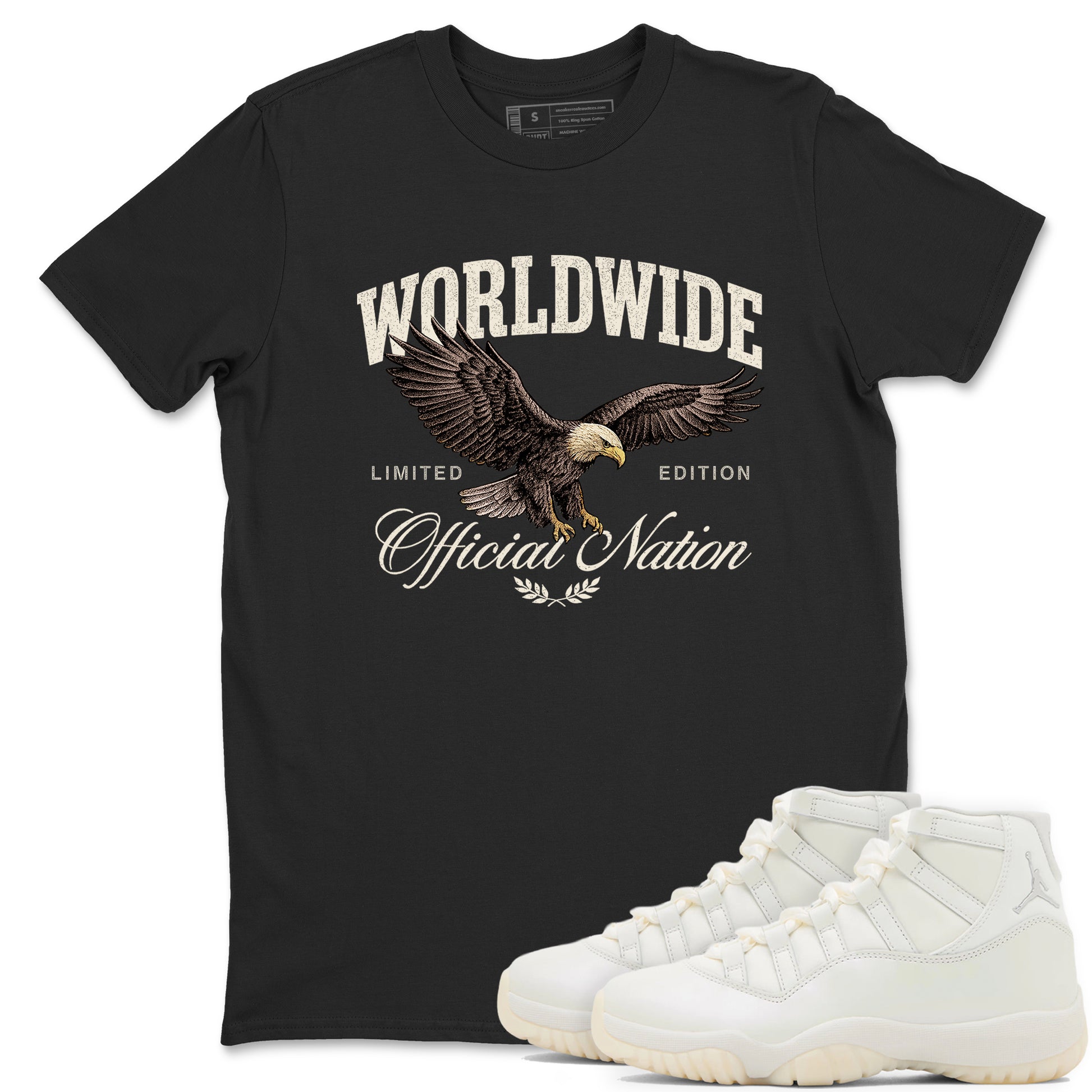 Worldwide Official Nation SNRT Sneaker Tees - Air Jordan 11 Pearl - SNRT Sneaker T-shirts