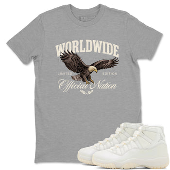 Worldwide Official Nation SNRT Sneaker Tees - Air Jordan 11 Pearl - SNRT Sneaker T-shirts