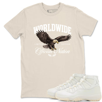 Worldwide Official Nation SNRT Sneaker Tees - Air Jordan 11 Pearl - SNRT Sneaker T-shirts
