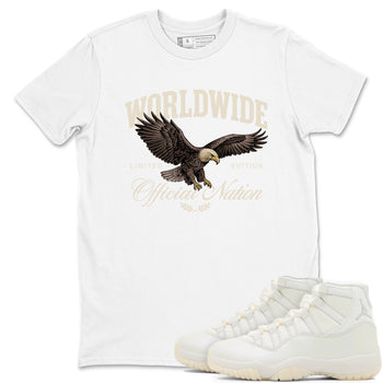 Worldwide Official Nation SNRT Sneaker Tees - Air Jordan 11 Pearl - SNRT Sneaker T-shirts