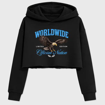 Sneaker match tees – Sneaker Tees To Match Air Jordan 14 University Blue Shoes – Worldwide Official Nation Crop T-Shirt Black 2
