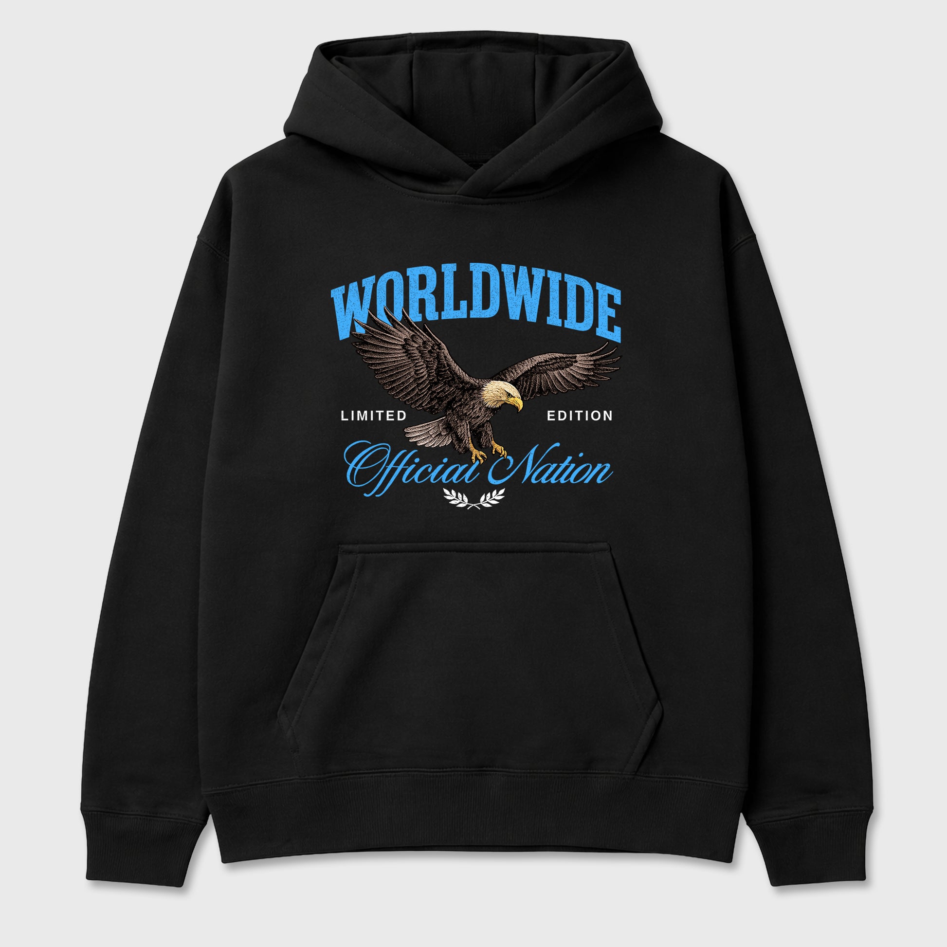 Sneaker match tees – Sneaker Tees To Match Air Jordan 14 University Blue Shoes – Worldwide Official Nation Tee Black 2