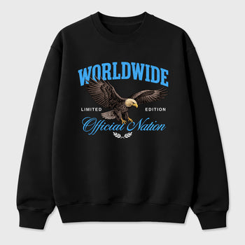 Sneaker match tees – Sneaker Tees To Match Air Jordan 14 University Blue Shoes – Worldwide Official Nation Tee Black 2