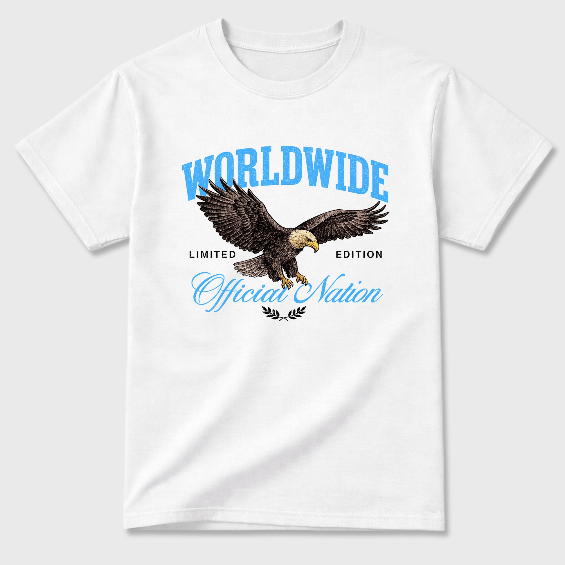 Sneaker match tees – Sneaker Tees To Match Air Jordan 14 University Blue Shoes – Worldwide Official Nation Tee White 2