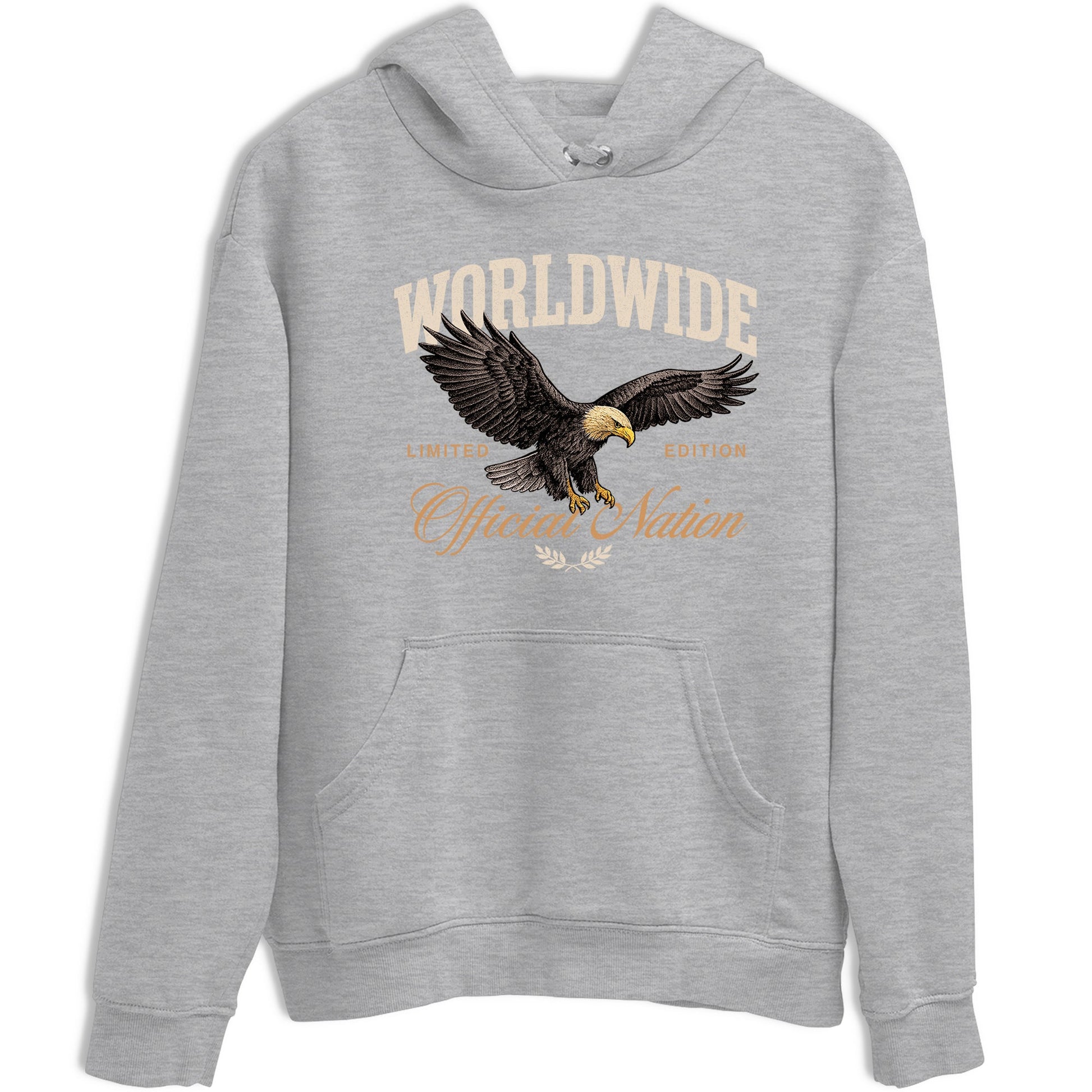 Best Christmas gifts for sneakerheads  – Sneaker Tees To Match Air Jordan 3 Champagne and Oysters Sneakers – Worldwide Official Nation Graphic Tee Heather Grey 2