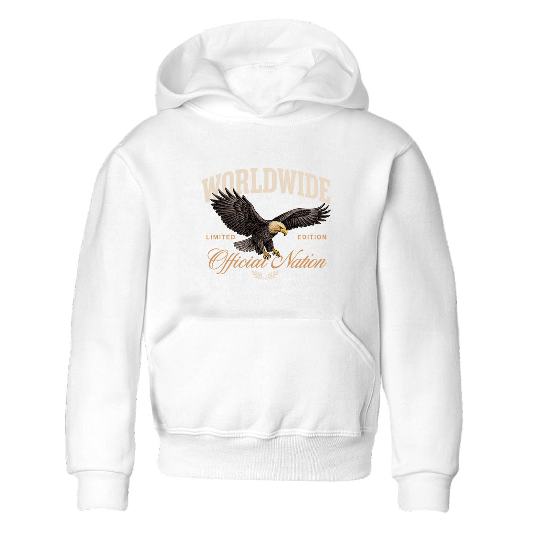 Best Christmas gifts for sneakerheads  – Sneaker Tees To Match Air Jordan 3 Champagne and Oysters Sneakers – Worldwide Official Nation Kids T-Shirt White 2