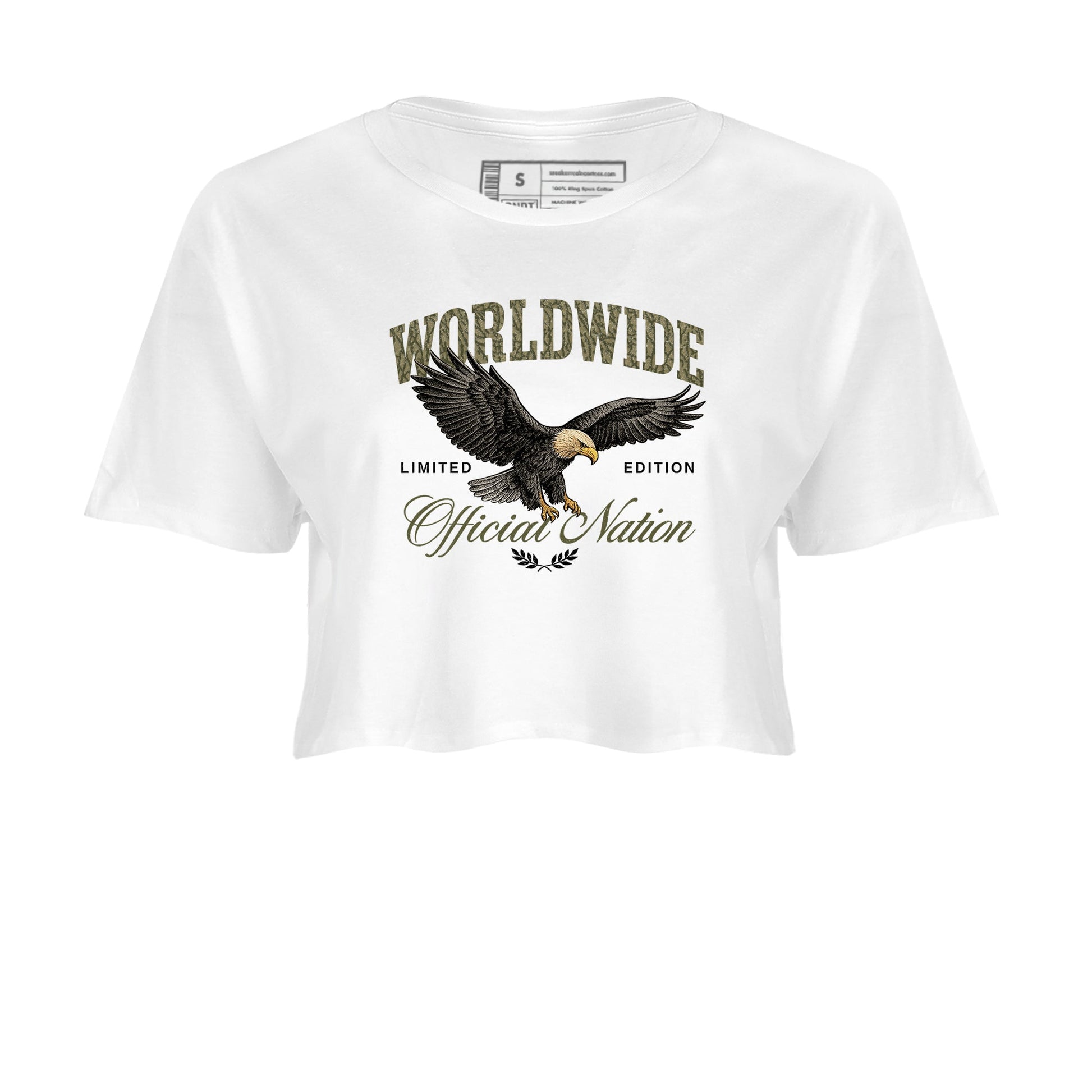 Sneaker Threads – Sneaker Threads To Match Air Jordan 3 Family Affair Shoes – Worldwide Official Nation Crop T-Shirt White 2