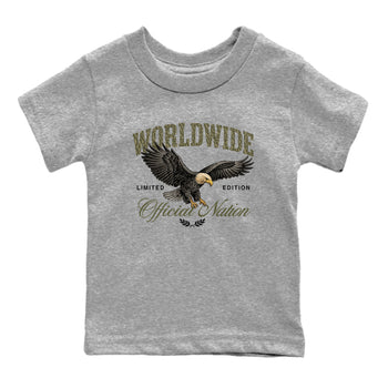 Sneaker Threads – Sneaker Threads To Match Air Jordan 3 Family Affair Shoes – Worldwide Official Nation Kids T-Shirt Heather Grey 2