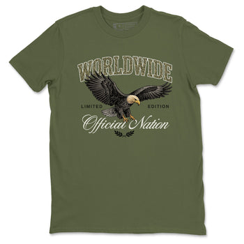 Sneaker Threads – Sneaker Threads To Match Air Jordan 3 Family Affair Shoes – Worldwide Official Nation Tee Military Green 2