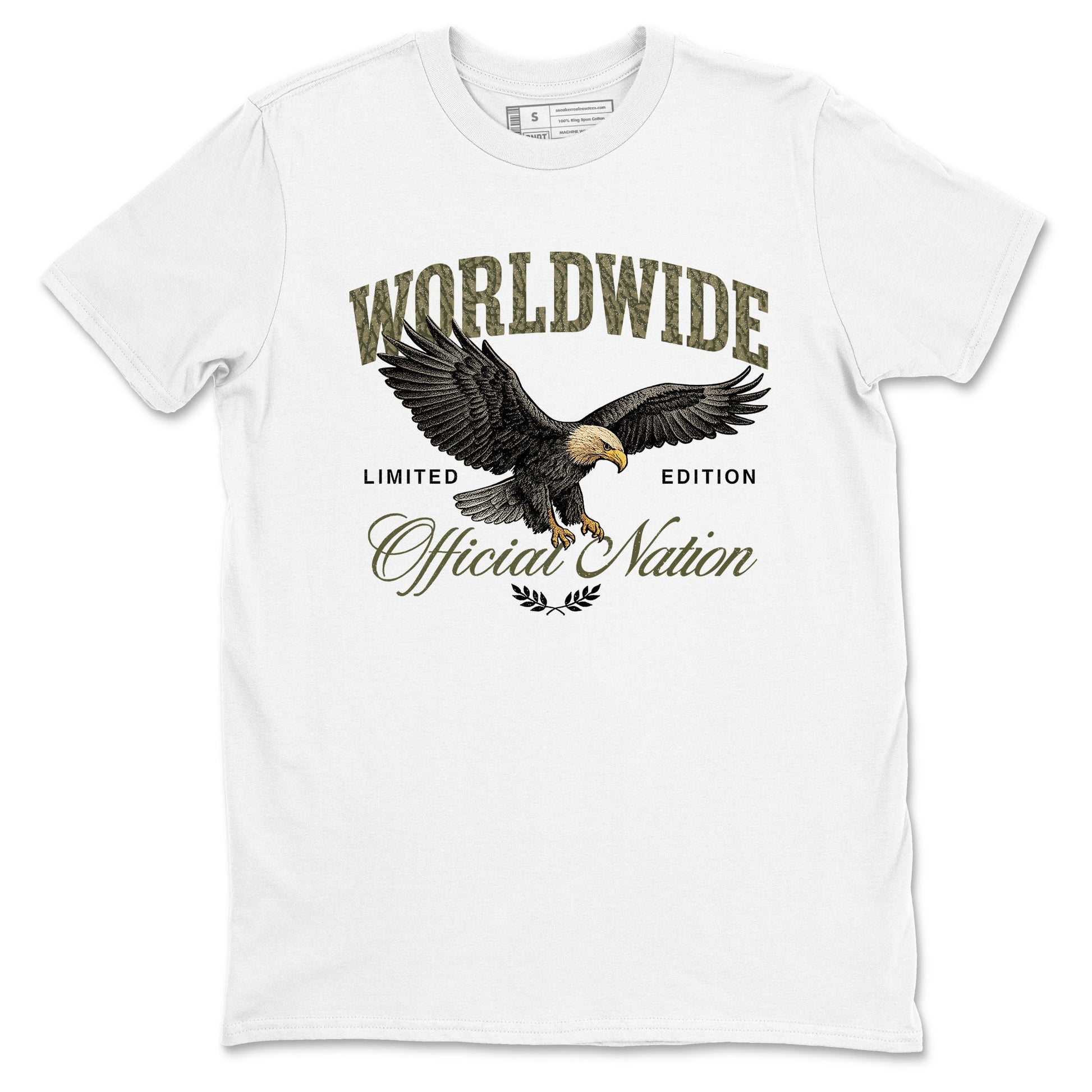 Sneaker Threads – Sneaker Threads To Match Air Jordan 3 Family Affair Shoes – Worldwide Official Nation Tee White 2