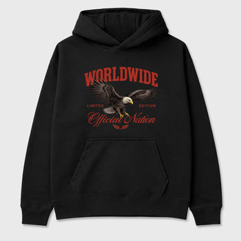 Worldwide Official Nation Graphic T-Shirt sneaker match tee designed for the Air Jordan 4 Brick After Brick, featuring coordinated color options for a perfect streetwear match. Black 2 shirt.