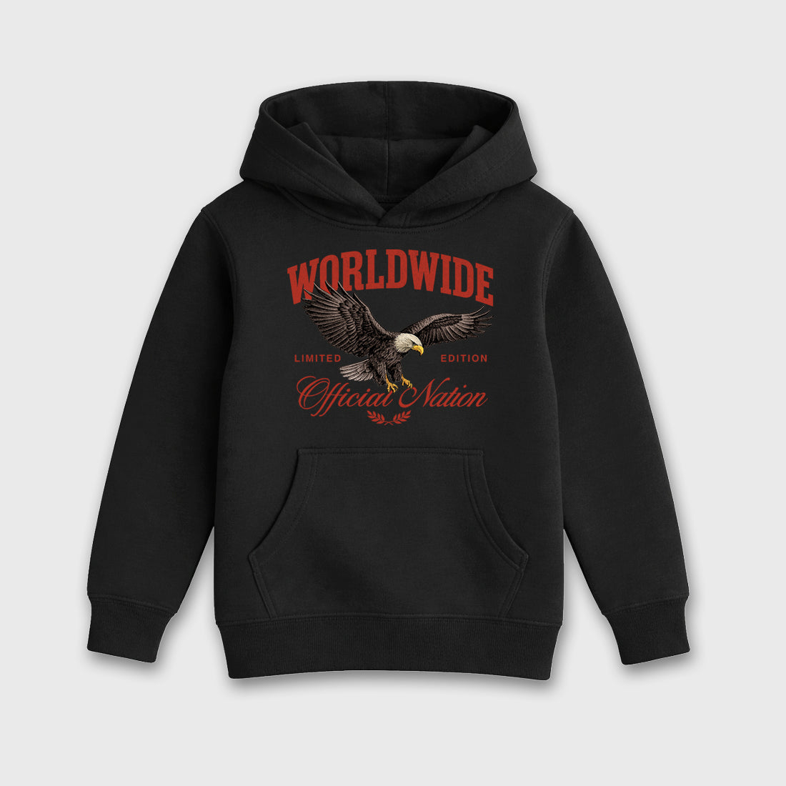 Worldwide Official Nation affordable baby and kids t-shirt designed to match the Air Jordan 4 Brick After Brick, featuring coordinated Black 2 options for the perfect little sneakerhead streetwear look.