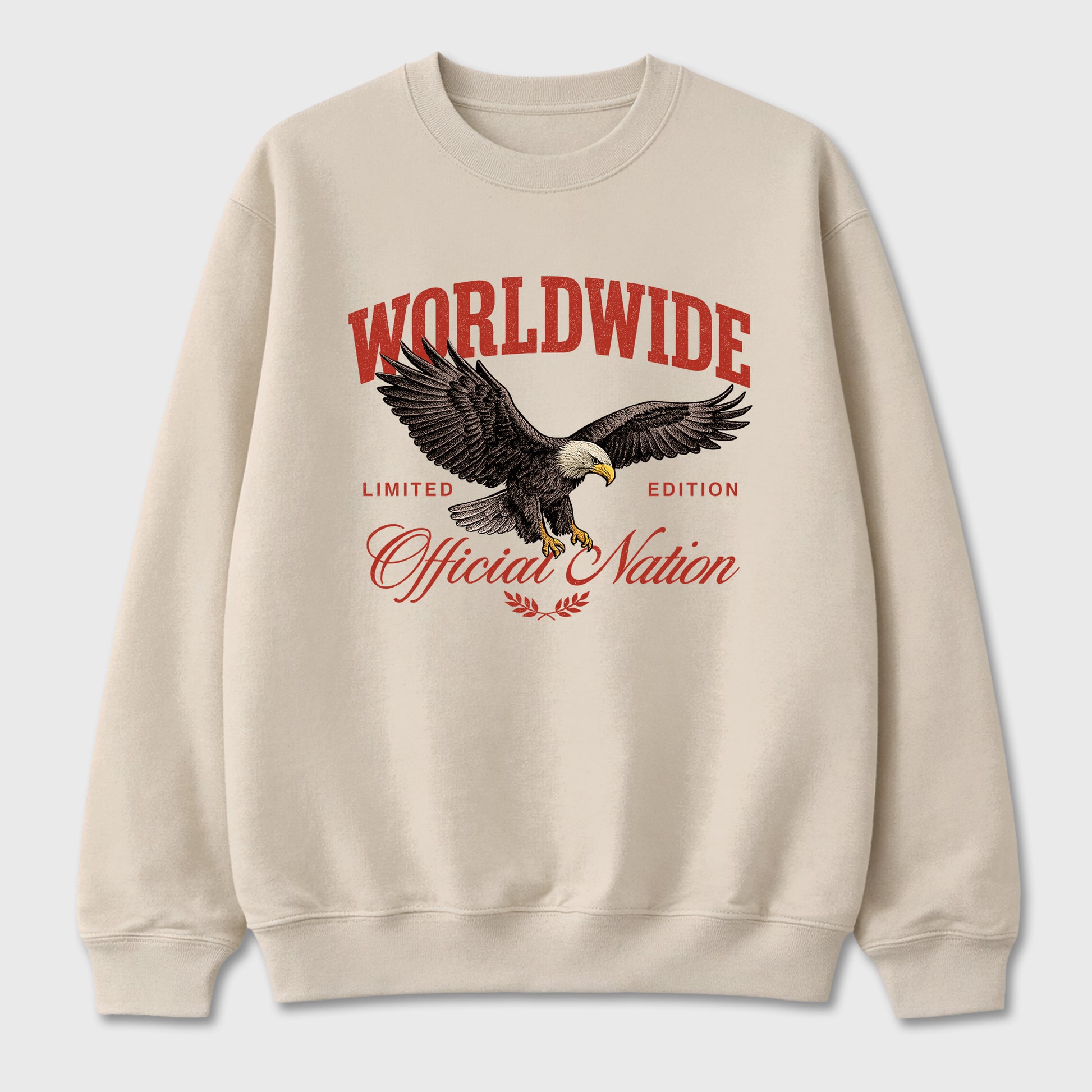 Worldwide Official Nation Graphic T-Shirt sneaker match tee designed for the Air Jordan 4 Brick After Brick, featuring coordinated color options for a perfect streetwear match. Natural 2 shirt.