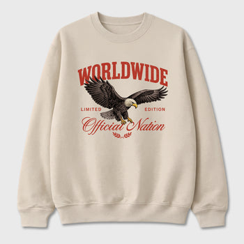 Worldwide Official Nation Graphic T-Shirt sneaker match tee designed for the Air Jordan 4 Brick After Brick, featuring coordinated color options for a perfect streetwear match. Natural 2 shirt.