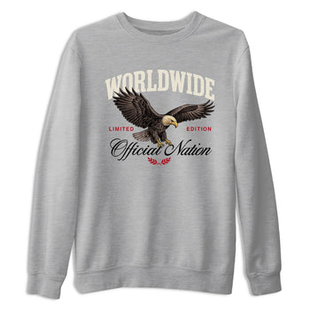 Sneaker match tees – Sneaker Tees To Match Air Jordan 4 Flight Club Shoes – Worldwide Official Nation Tee Heather Grey 2