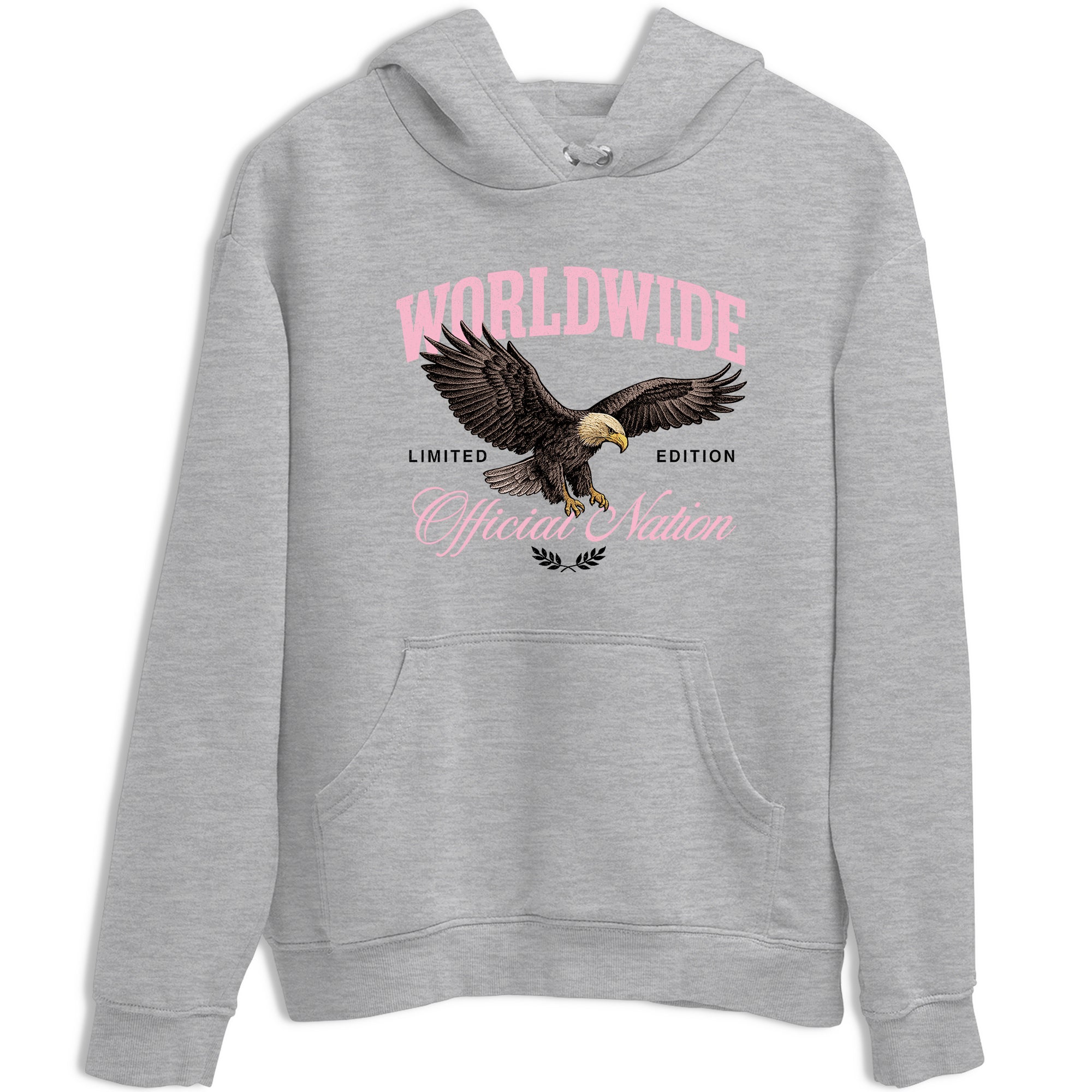 Sneaker match tees – Sneaker Tees To Match Air Jordan 5 Medium Soft Pink Shoes – Worldwide Official Nation Tee Heather Grey 2
