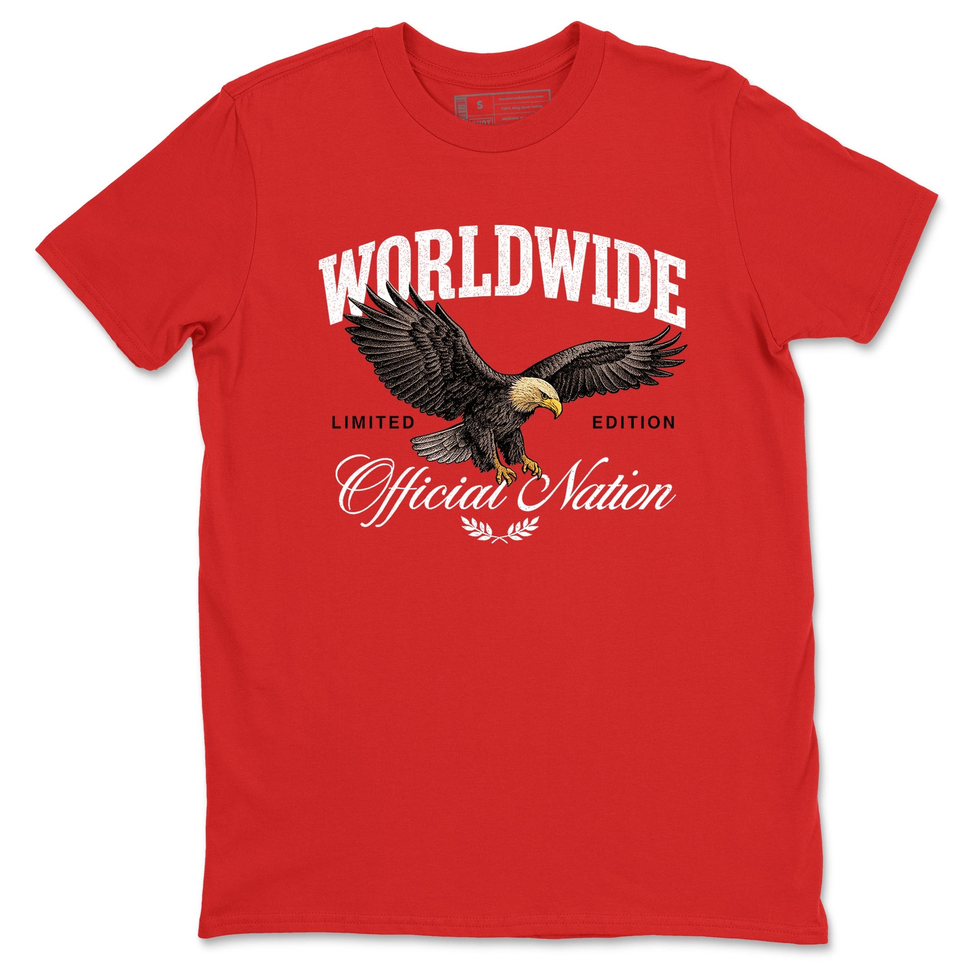 5s Fire Red Sneaker match tees – Sneaker Tees To Match Jordan 5 Retro Fire Red Sneakers – Worldwide Official Nation Graphic Tee Red 2