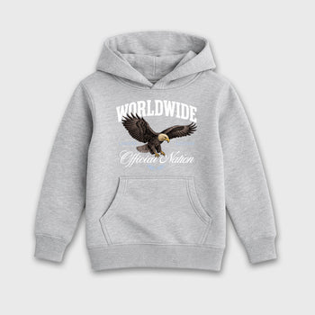 Sneaker outfits graphic tee – Sneaker Tees To Match Air Jordan 5 Wolf Grey Sneakers – Worldwide Official Nation Kids T-Shirt Heather Grey 2