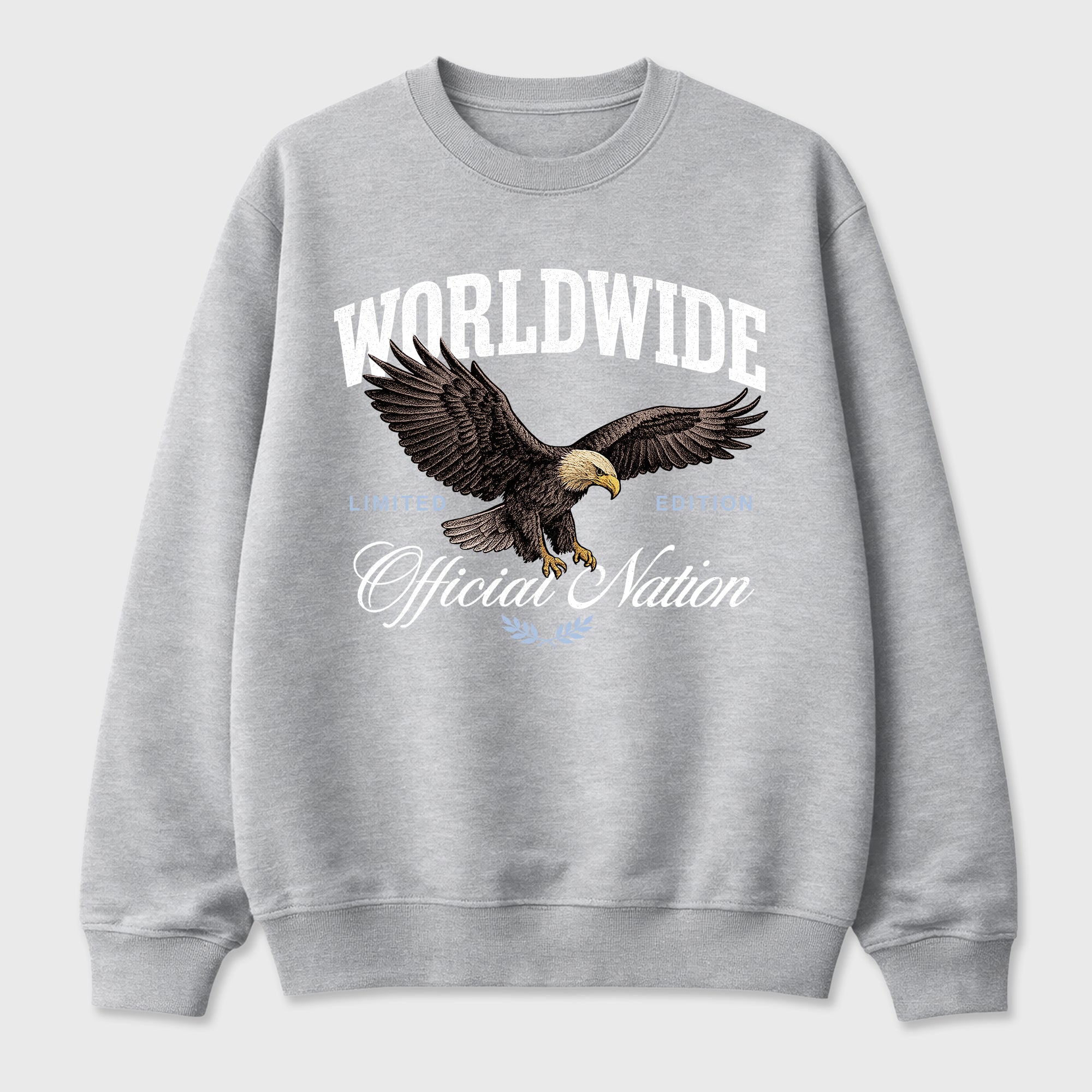 Sneaker outfits graphic tee – Sneaker Tees To Match Air Jordan 5 Wolf Grey Sneakers – Worldwide Official Nation Tee Heather Grey 2
