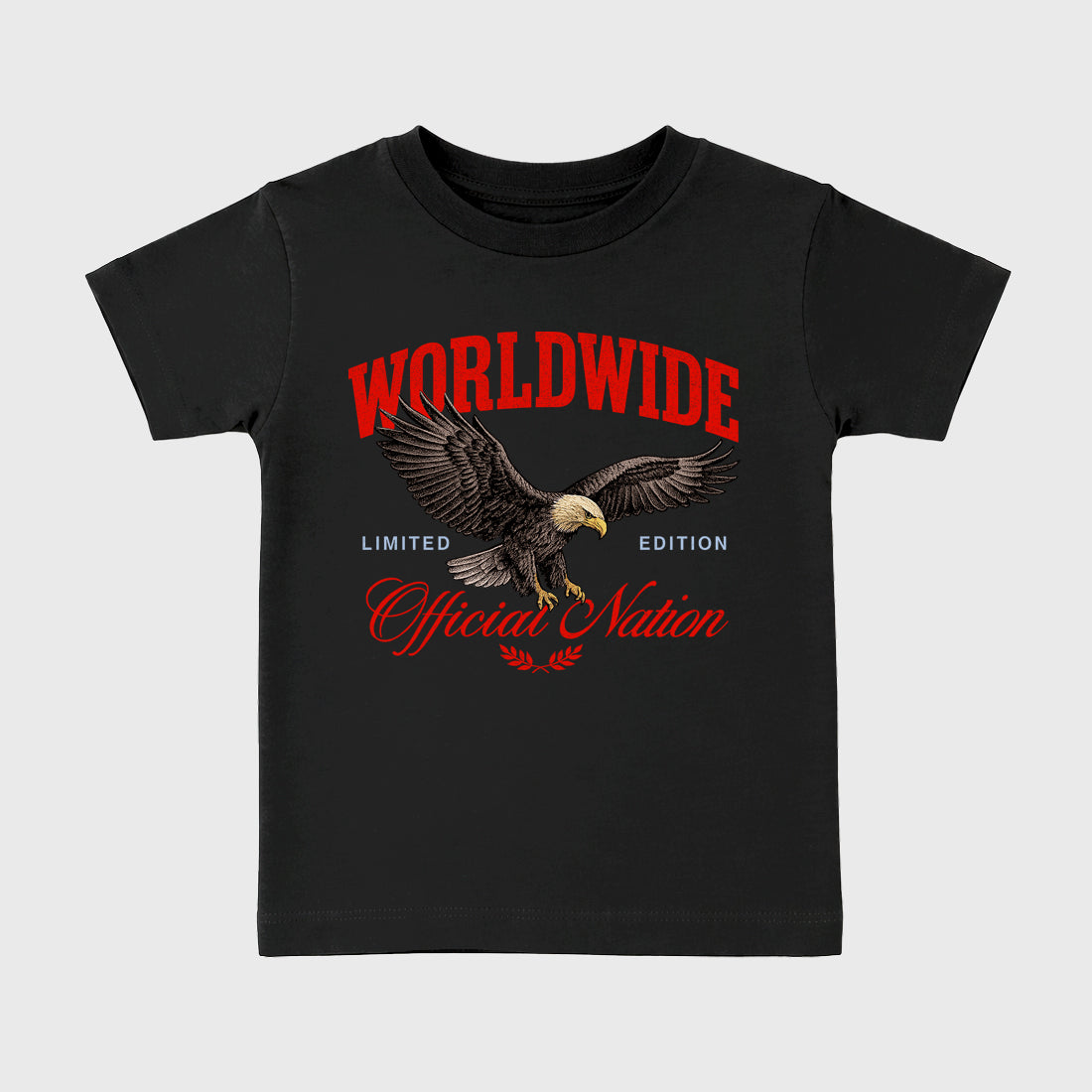 Sneaker outfits graphic tee – Sneaker Tees To Match Air Jordan 6 Infrared Sneakers – Worldwide Official Nation Kids T-Shirt Black 2