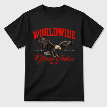 Sneaker outfits graphic tee – Sneaker Tees To Match Air Jordan 6 Infrared Sneakers – Worldwide Official Nation Tee Black 2