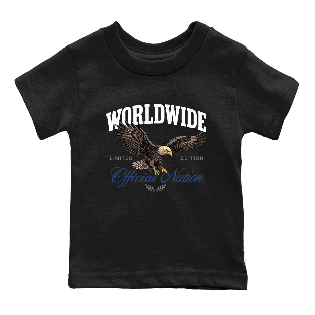 Sneaker match tees – Sneaker Tees To Match Air Jordan 9 Flint Grey Shoes – Worldwide Official Nation Kids T-Shirt Black 2