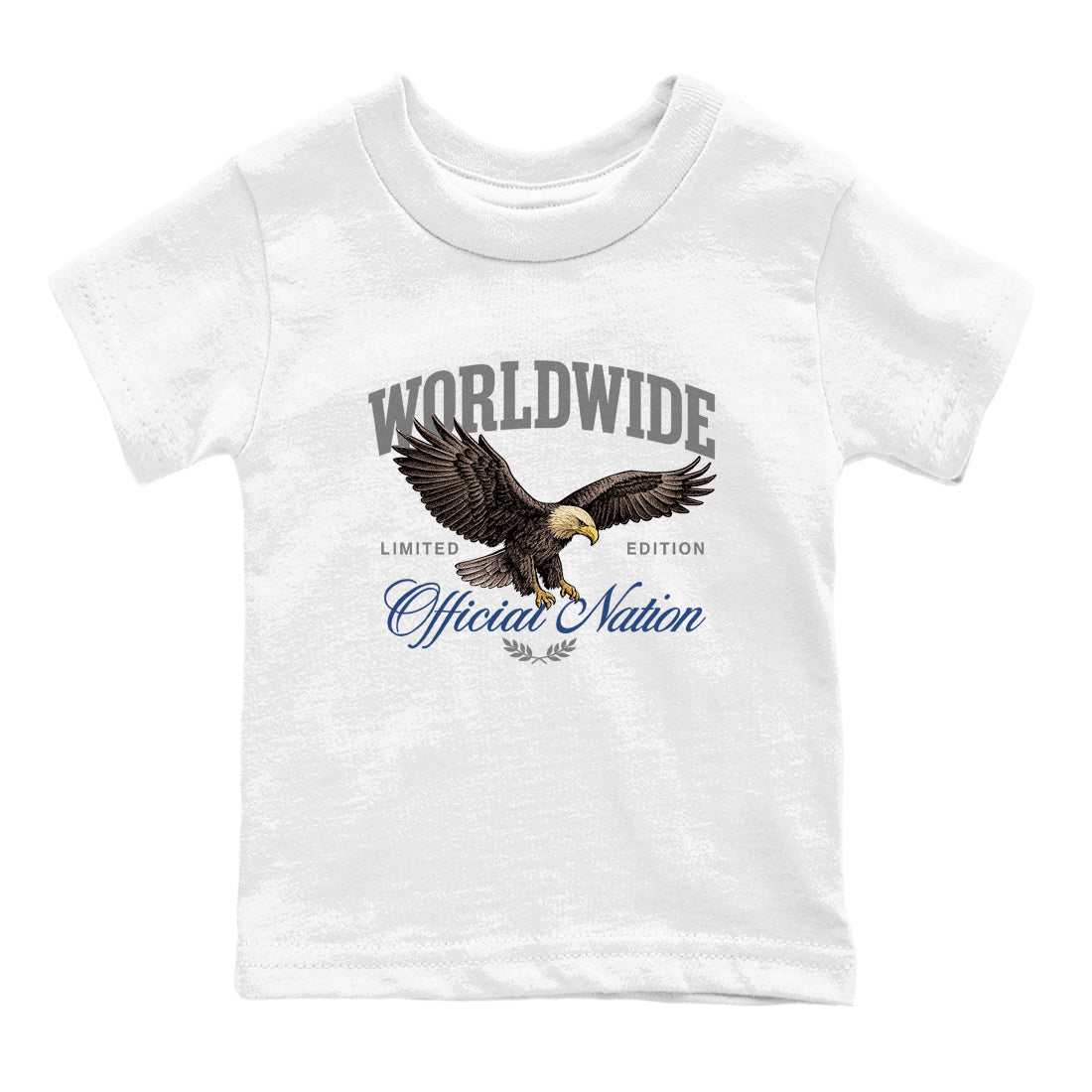 Sneaker match tees – Sneaker Tees To Match Air Jordan 9 Flint Grey Shoes – Worldwide Official Nation Kids T-Shirt White 2
