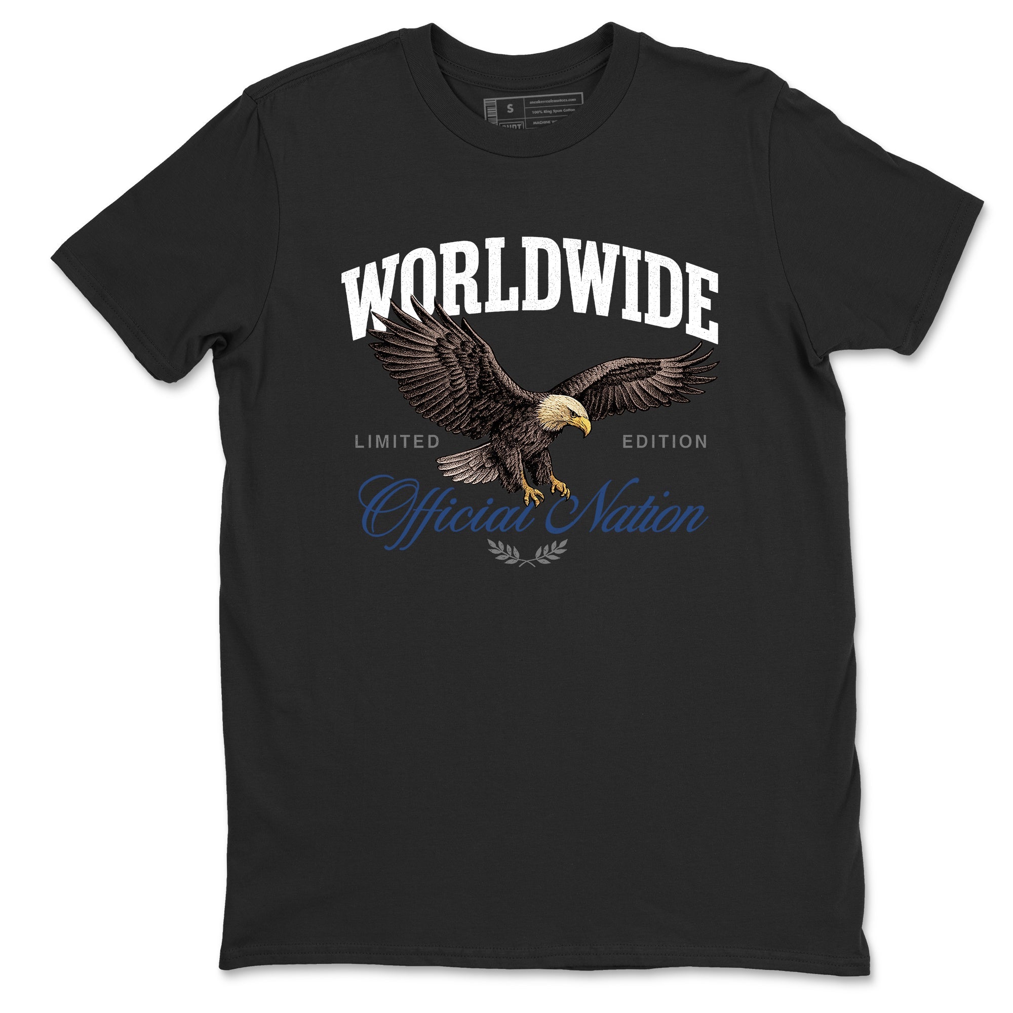 Sneaker match tees – Sneaker Tees To Match Air Jordan 9 Flint Grey Shoes – Worldwide Official Nation Tee Black 2