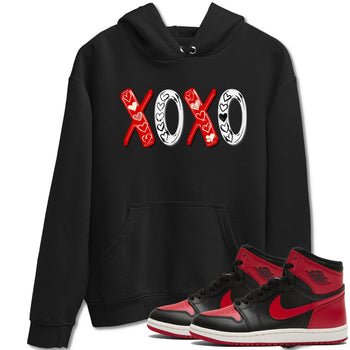 1s Black Toe Reimagined shirts to match jordans XOXO best t shirts to wear with jordans AJ1 High OG Black Toe Reimagined match shoes to clothes SNRT Sneaker Tees unisex cotton Black 1 shirts