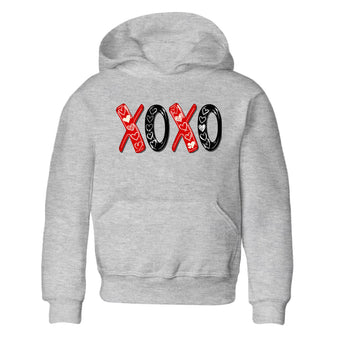 1s Black Toe Reimagined shirts to match jordans XOXO best t shirts to wear with jordans AJ1 High OG Black Toe Reimagined match shoes to clothes SNRT Sneaker Tees Youth Baby Heather Grey 2 tee