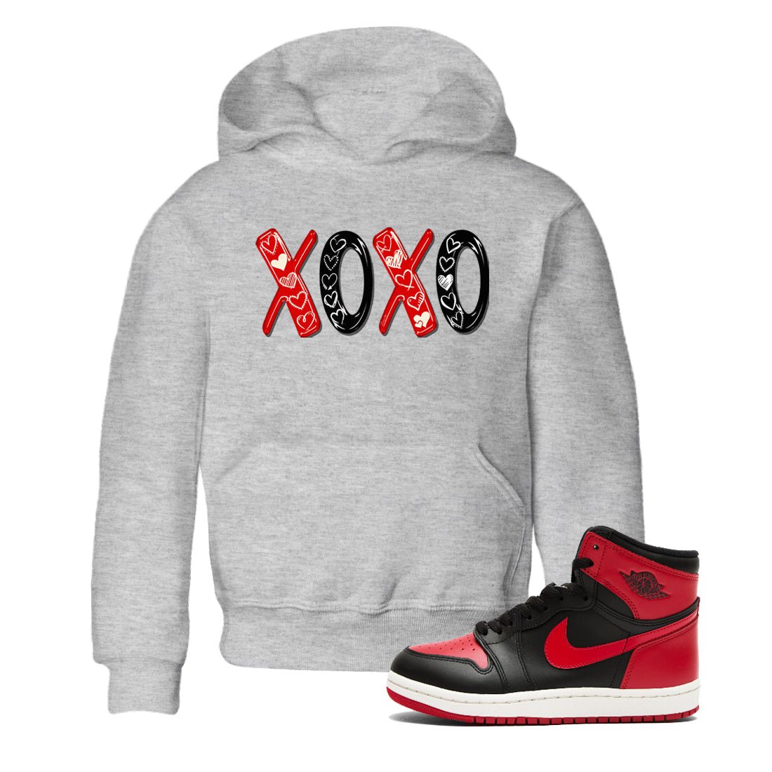 XOXO SNRT Sneaker Tees Kids - Air Jordan 1 '85 Bred - SNRT Sneaker T-shirts
