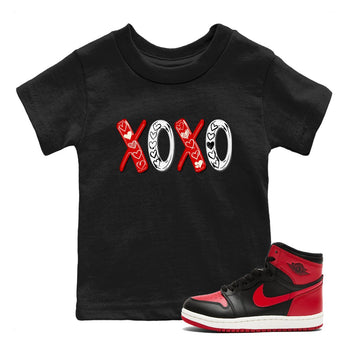XOXO SNRT Sneaker Tees Kids - Air Jordan 1 '85 Bred - SNRT Sneaker T-shirts