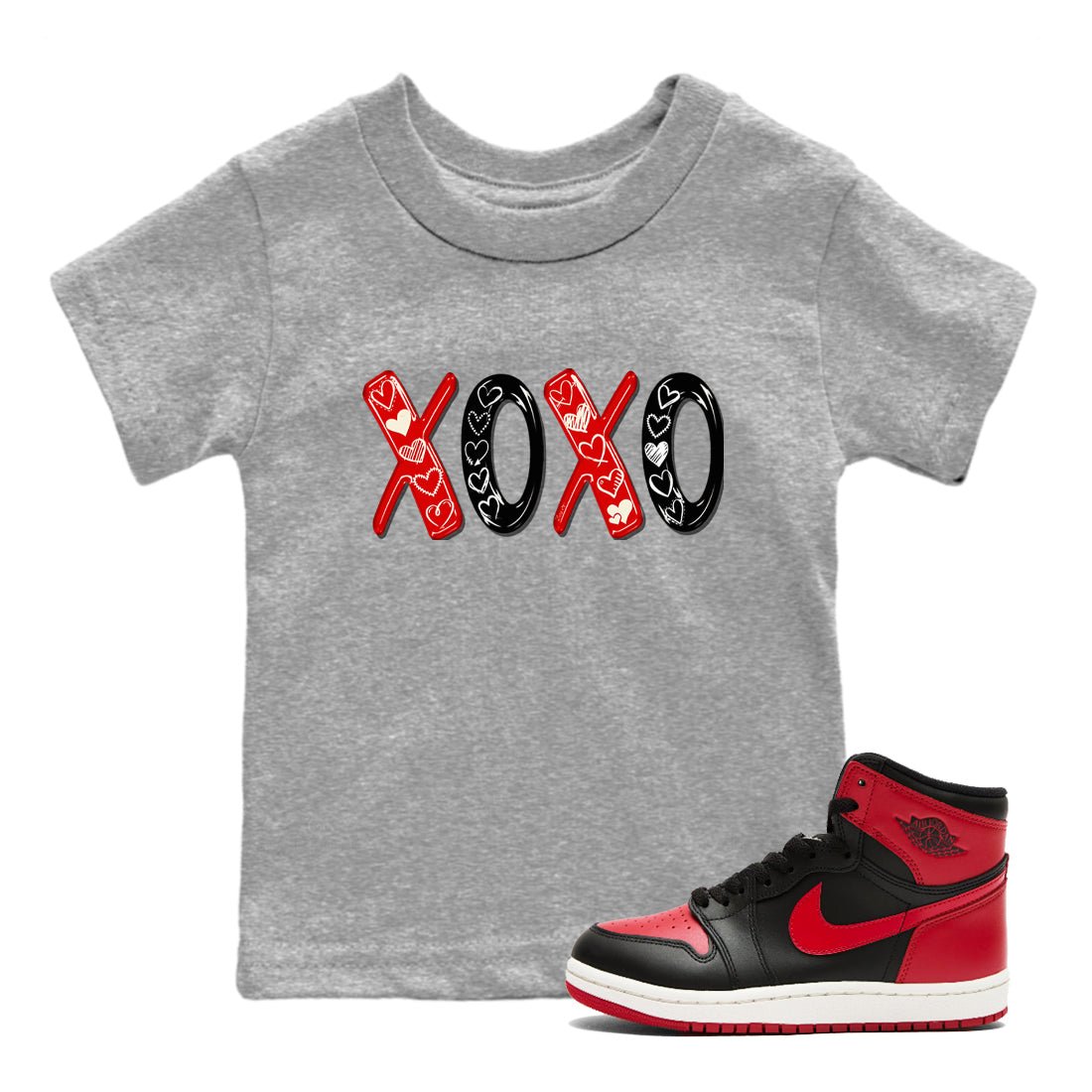XOXO SNRT Sneaker Tees Kids - Air Jordan 1 '85 Bred - SNRT Sneaker T-shirts