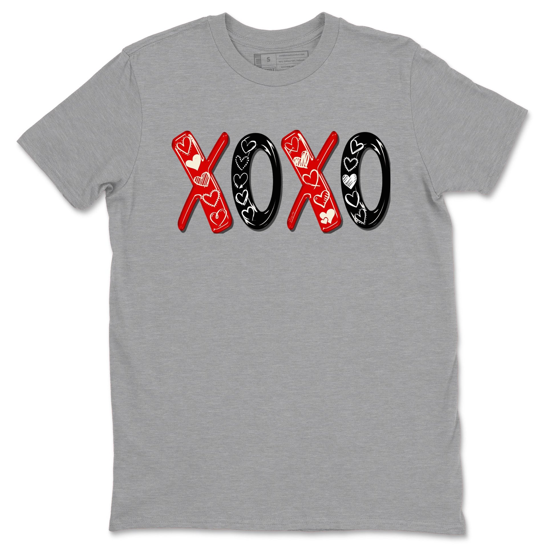 1s Black Toe Reimagined shirts to match jordans XOXO best t shirts to wear with jordans AJ1 High OG Black Toe Reimagined match shoes to clothes SNRT Sneaker Tees unisex cotton Heather Grey 2 shirts