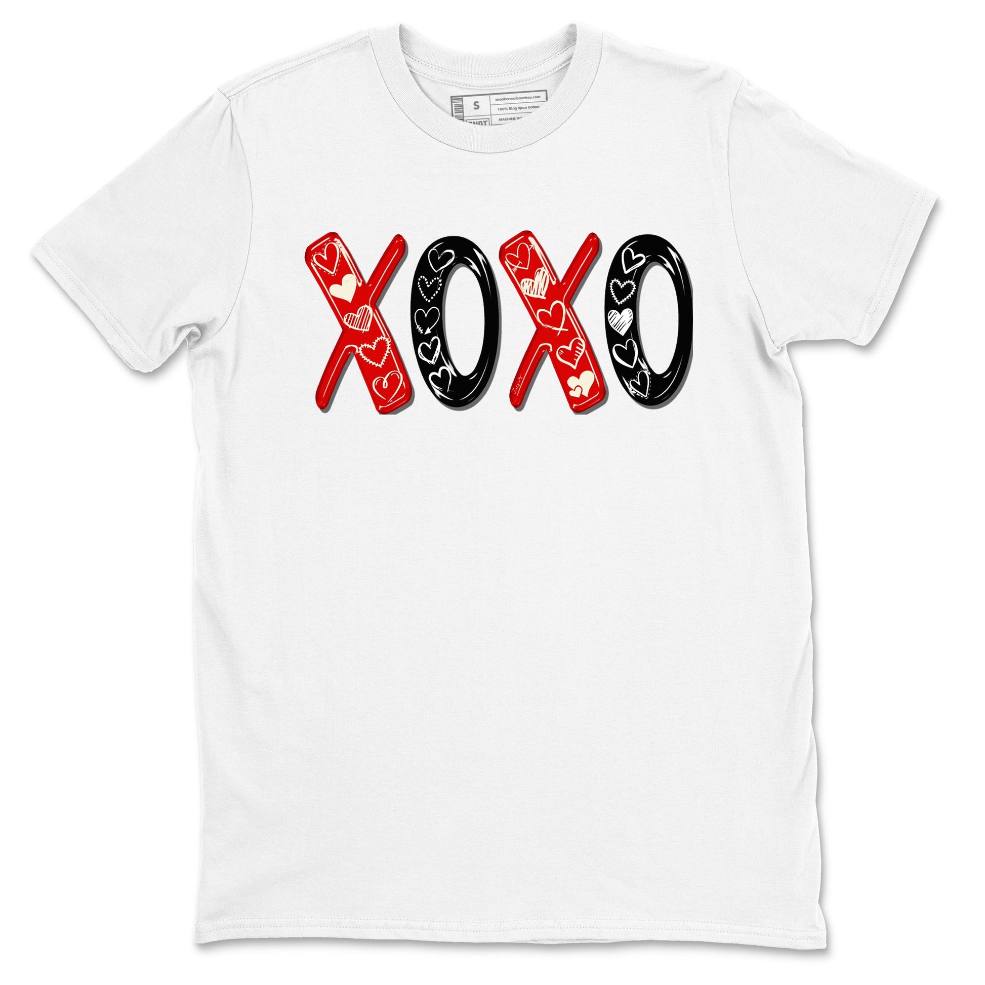 1s Black Toe Reimagined shirts to match jordans XOXO best t shirts to wear with jordans AJ1 High OG Black Toe Reimagined match shoes to clothes SNRT Sneaker Tees unisex cotton White 2 shirts