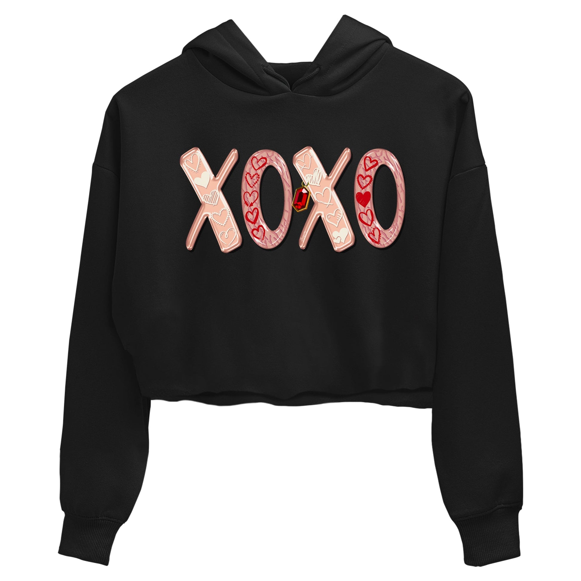 Air Jordan 3 "Treat Yourself" Washed Coral shirts to Special Valentine's Day XOXO sneaker match tees Jordan 3 Valentine's Day best t shirts to wear with jordans SNRT Sneaker Tees Graphic Tee Black 2 crop tee