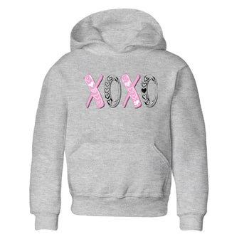 4s Orchid shirts to match jordans XOXO best t shirts to wear with jordans Air Jordan 4 Retro Orchid match shoes to clothes SNRT Sneaker Tees Youth Baby Heather Grey 2 tee