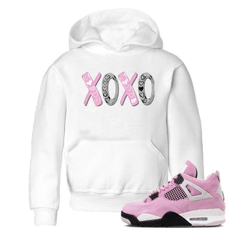 4s Orchid shirts to match jordans XOXO best t shirts to wear with jordans Air Jordan 4 Retro Orchid match shoes to clothes SNRT Sneaker Tees Youth Baby White 1 tee