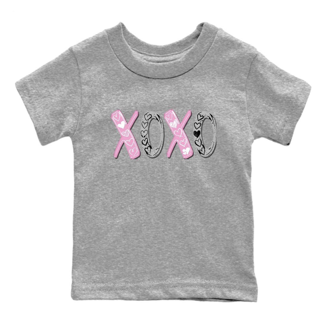 4s Orchid shirts to match jordans XOXO best t shirts to wear with jordans Air Jordan 4 Retro Orchid match shoes to clothes SNRT Sneaker Tees Youth Baby Heather Grey 2 tee
