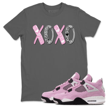 4s Orchid shirts to match jordans XOXO best t shirts to wear with jordans Air Jordan 4 Retro Orchid match shoes to clothes SNRT Sneaker Tees unisex cotton Cool Grey 1 shirts